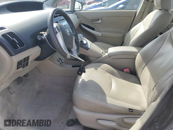 2011 Toyota Prius I with VIN JTDKN3DU7B0290782, listed as a Copart auction lot 50929045 with 121,115 mi miles and Salvage Title. Bid and sale history available at carsss.com. Image 7.