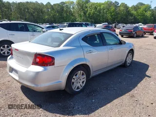 2012 Dodge Avenger SE with VIN 1C3CDZAB4CN212093, listed as a IAAI auction lot 41994274 with 198,468 mi miles. Bid and sale history available at carsss.com. Image 4.