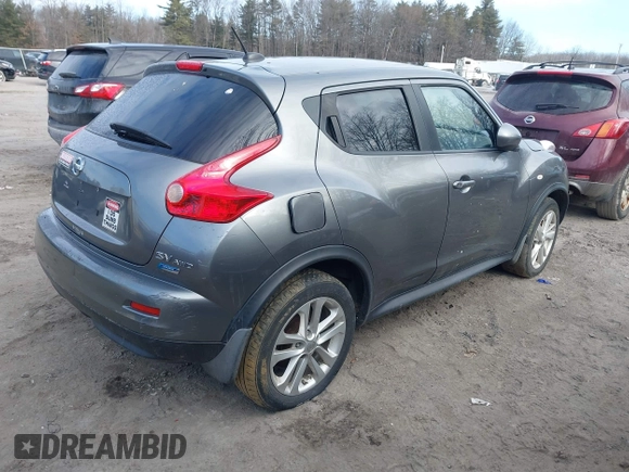 2012 Nissan Juke SV with VIN JN8AF5MV7CT107723, listed as a IAAI auction lot 41705073 with 178,449 mi miles. Bid and sale history available at carsss.com. Image 4.