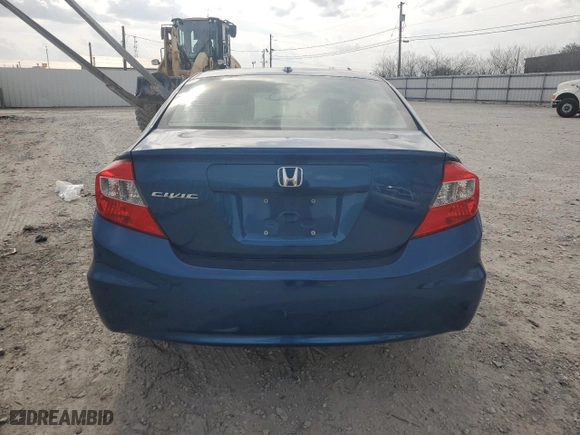2012 Honda Civic Sdn EX-L with VIN 19XFB2F95CE033285, listed as a Copart auction lot 49304335 with 0 mi miles and Salvage Title. Bid and sale history available at carsss.com. Image 6.