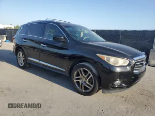 2013 Infiniti JX35 with VIN 5N1AL0MN8DC337730, listed as a Copart auction lot 52768785 with 146,067 mi miles and Clean Title. Bid and sale history available at carsss.com. Image 4.
