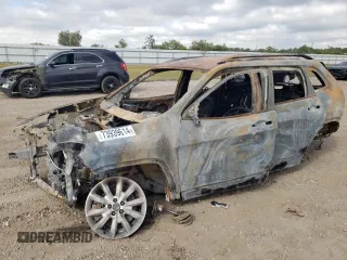 2017 Jeep Cherokee Limited with VIN 1C4PJLDB7HW523131, listed as a Copart auction lot 73939614 with 0 mi miles and Non Repairable. Bid and sale history available at carsss.com. Image 1.
