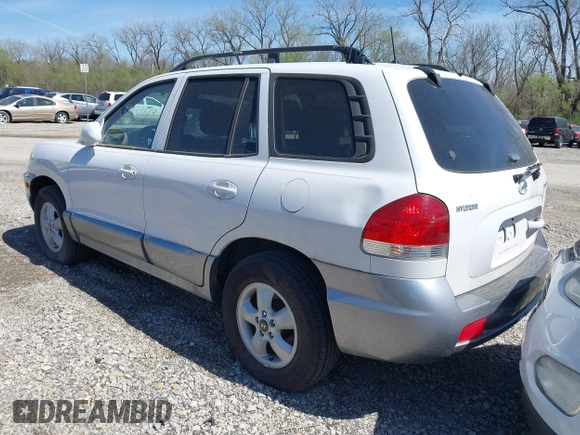 2005 Hyundai Santa Fe GLS with VIN KM8SC13D95U888747, listed as a IAAI auction lot 38833174 with 154,111 mi miles. Bid and sale history available at carsss.com. Image 3.