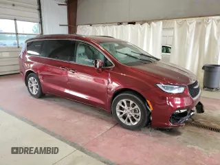 2021 Chrysler Pacifica Touring L z VIN 2C4RC1BG8MR513572, wystawiony jako Copart lot #58347025 z przebiegiem 16 535 mil mil oraz Szkoda całkowita • Salvage title. Historia ofert i sprzedaży dostępna na DreamBid. Obrazek 4.