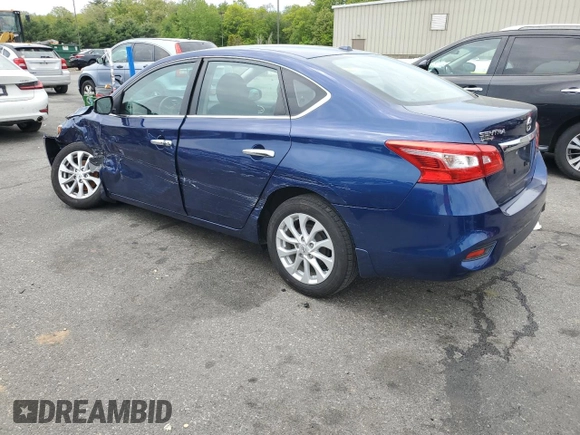 2019 Nissan Sentra S z VIN 3N1AB7AP7KY406923, wystawiony jako Copart lot #55166185 z przebiegiem 58 858 mil mil oraz Szkoda całkowita • Salvage title. Historia ofert i sprzedaży dostępna na DreamBid. Obrazek 2.