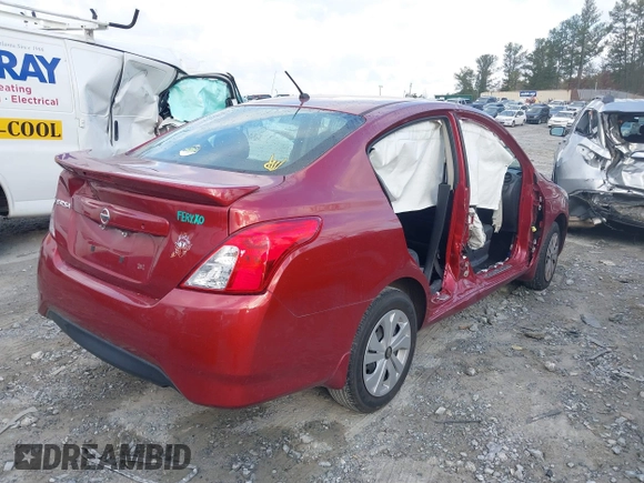 2018 Nissan Versa Sedan SV with VIN 3N1CN7AP1JL862718, listed as a IAAI auction lot 40979459 with 118,123 mi miles. Bid and sale history available at carsss.com. Image 4.