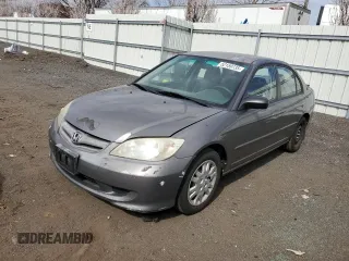 2004 Honda Civic LX with VIN 2HGES16504H621170, listed as a Copart auction lot 52159735 with 147,849 mi miles and Salvage Title. Bid and sale history available at carsss.com. Image 1.