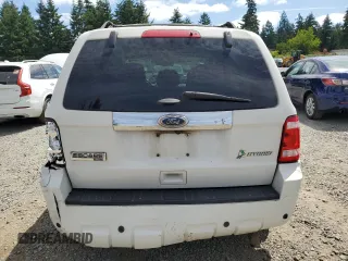 2012 Ford Escape Hybrid with VIN 1FMCU5K37CKA44510, listed as a Copart auction lot 63316175 with 156,892 mi miles and Salvage title. Bid and sale history available at DreamBid. Image 6.