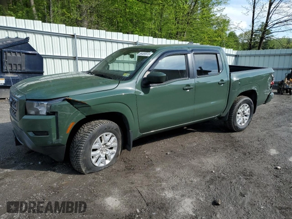 2022 Nissan Frontier Pro-4X with VIN 1N6ED1EK4NN687307, listed as a Copart auction lot 56489915 with 24,007 mi miles and Salvage title. Bid and sale history available at DreamBid. Image 1.