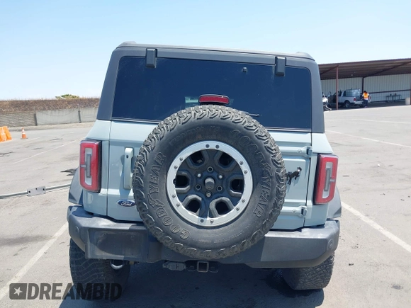 2022 Ford Bronco with VIN 1FMEE5DP6NLB34962, listed as a IAAI auction lot 42432037 with 101,044 mi miles and . Bid and sale history available at DreamBid. Image 17.
