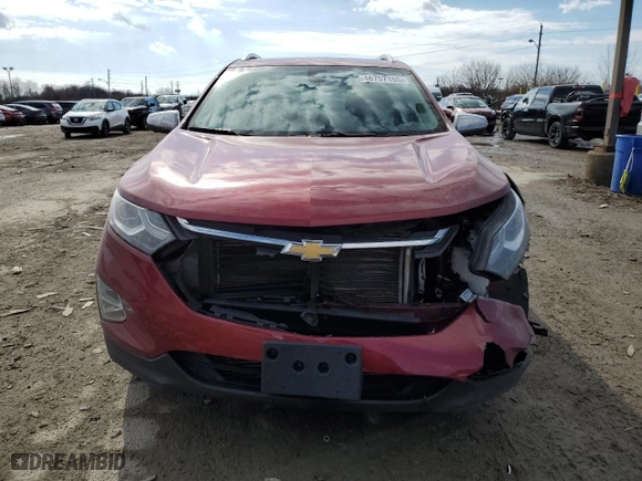 2020 Chevrolet Equinox Premier with VIN 2GNAXYEX3L6262697, listed as a Copart auction lot 46757155 with 67,517 mi miles and Salvage Title. Bid and sale history available at carsss.com. Image 5.