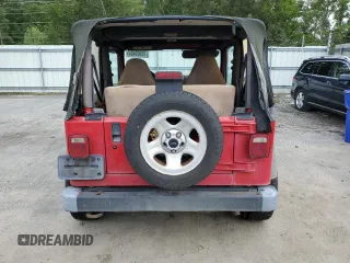 2001 Jeep Wrangler Sport with VIN 1J4FA49S71P336539, listed as a Copart auction lot 70908464 with 211,246 mi miles and Clean Title. Bid and sale history available at carsss.com. Image 6.