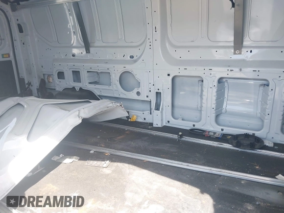 2023 Ford Transit Cargo with VIN 1FTBR1Y85PKA34934, listed as a IAAI auction lot 41768055 with 47,840 mi miles and . Bid and sale history available at DreamBid. Image 8.