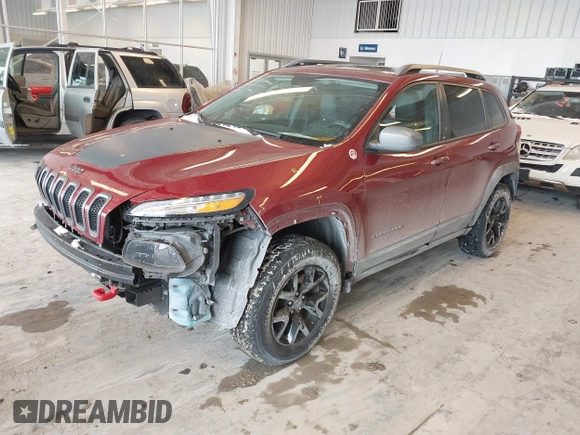 2016 Jeep Cherokee Trailhawk with VIN 1C4PJMBBXGW135138, listed as a IAAI auction lot 41595718 with 267,058 mi miles and . Bid and sale history available at DreamBid. Image 19.
