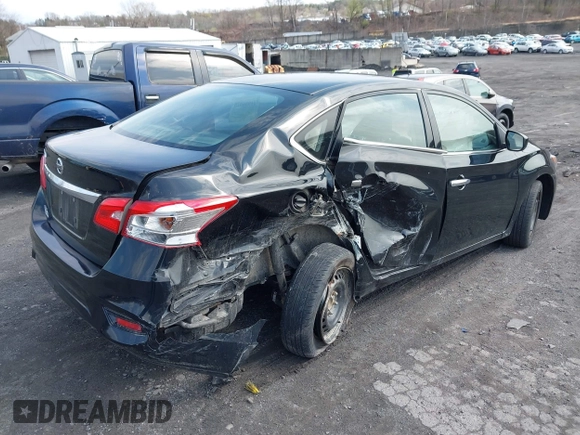2017 Nissan Sentra S with VIN 3N1AB7AP3HY222281, listed as a IAAI auction lot 41984078 with 102,162 mi miles. Bid and sale history available at carsss.com. Image 4.