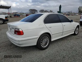 2002 BMW 5 Series 540iA with VIN WBADN63462GM74756, listed as a Copart auction lot 51186955 with 138,347 mi miles and Salvage Title. Bid and sale history available at carsss.com. Image 3.