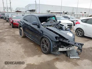 2017 BMW X4 xDrive28i with VIN 5UXXW3C38H0T79070, listed as a IAAI auction lot 41570428 with 1 mi miles. Bid and sale history available at carsss.com. Image 1.