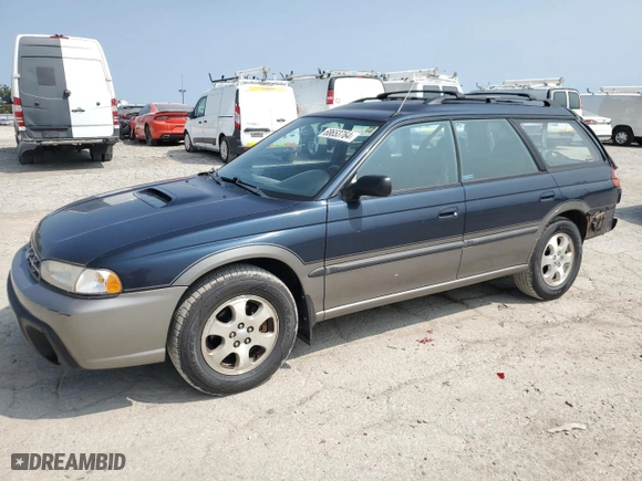 1999 Subaru Legacy Wagon Outback with VIN 4S3BG6850X7657891, listed as a Copart auction lot 68653764 with 107,861 mi miles and Salvage Title. Bid and sale history available at carsss.com. Image 1.