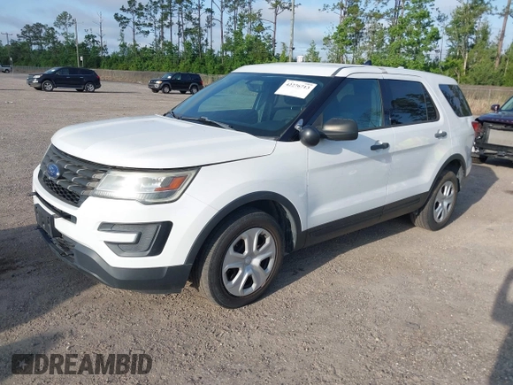 2017 Ford Police Interceptor Utility with VIN 1FM5K8AR0HGB92630, listed as a IAAI auction lot 42276713 with Not provided miles and . Bid and sale history available at DreamBid. Image 2.