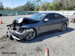 2015 BMW 4 Series 428i xDrive with VIN WBA4C9C57FD331175, listed as a Copart auction lot 47299665 with 0 mi miles and Salvage Title. Bid and sale history available at carsss.com. Image 1.