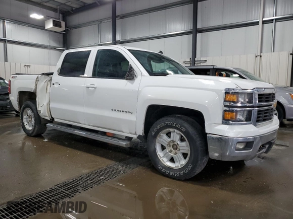 2014 Chevrolet Silverado 1500 LT with VIN 3GCUKREC0EG294862, listed as a Copart auction lot 57144794 with 115,009 mi miles and Salvage Title. Bid and sale history available at DreamBid. Image 4.