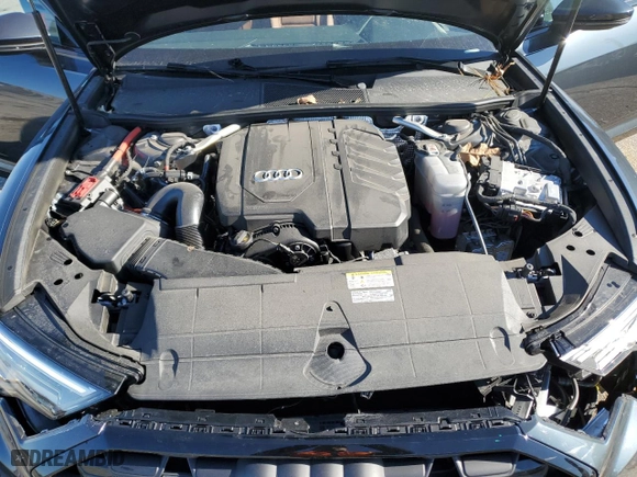 2024 Audi A6 Sedan Premium Plus with VIN WAUE3BF24RN011341, listed as a Copart auction lot 88012715 with 14,974 mi miles and Salvage Title. Bid and sale history available at carsss.com. Image 11.