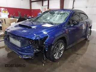 2022 Subaru WRX with VIN JF1VBAA67N9006105, listed as a IAAI auction lot 41573600 with 50,343 mi miles. Bid and sale history available at carsss.com. Image 2.