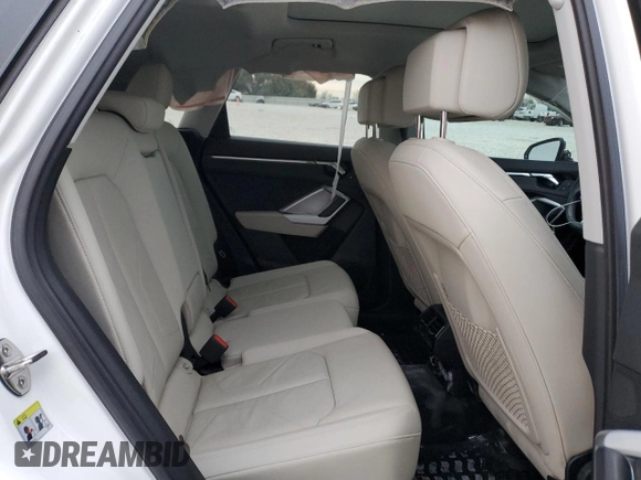 2020 Audi Q3 S line Premium with VIN WA1DECF33L1008687, listed as a Copart auction lot 41523185 with 56,905 mi miles and Salvage Title. Bid and sale history available at carsss.com. Image 11.
