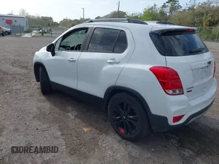 2018 Chevrolet Trax LT with VIN 3GNCJLSB3JL415495, listed as a IAAI auction lot 41734509 with 66,814 mi miles and . Bid and sale history available at carsss.com. Image 3.