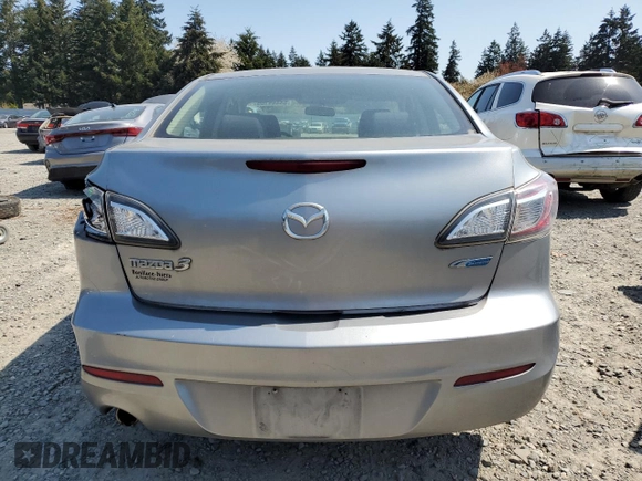2012 Mazda Mazda3 i Touring with VIN JM1BL1V79C1628942, listed as a Copart auction lot 54449165 with 125,727 mi miles and Salvage Title. Bid and sale history available at carsss.com. Image 6.