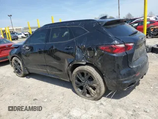 2019 Chevrolet Blazer RS with VIN 3GNKBJRS7KS634910, listed as a Copart auction lot 54093715 with 168,518 mi miles and Salvage title. Bid and sale history available at DreamBid. Image 2.