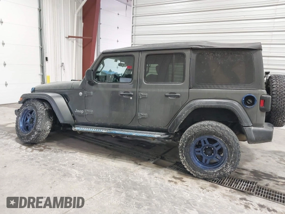2020 Jeep Wrangler Unlimited Sport Altitude with VIN 1C4HJXDG7LW167909, listed as a IAAI auction lot 41413004 with 69,631 mi miles and . Bid and sale history available at DreamBid. Image 14.
