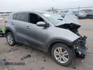 2018 Kia Sportage LX with VIN KNDPMCAC7J7366379, listed as a IAAI auction lot 41229341 with Not Provided miles. Bid and sale history available at carsss.com. Image 1.