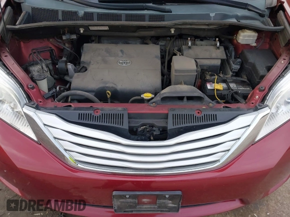 2013 Toyota Sienna XLE with VIN 5TDDK3DC1DS068215, listed as a IAAI auction lot 41610737 with 168,186 mi miles and . Bid and sale history available at DreamBid. Image 10.