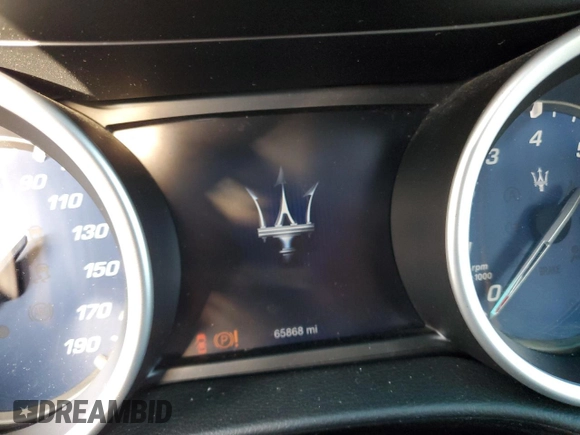 2016 Maserati Ghibli S Q4 с VIN ZAM57RTA5G1183888, выставлен на аукционе Copart как лот 69885764 с пробегом 65 868 миль миль и Списание • Salvage title. История ставок и продаж доступна на DreamBid. Изображение 9.