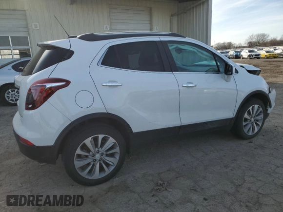 2020 Buick Encore Preferred with VIN KL4CJASB9LB342189, listed as a Copart auction lot 48814595 with 35,920 mi miles and Salvage Title. Bid and sale history available at carsss.com. Image 3.