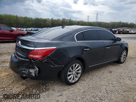 2014 Buick LaCrosse Leather with VIN 1G4GB5G33EF159231, listed as a Copart auction lot 51635405 with 181,379 mi miles and Salvage title. Bid and sale history available at DreamBid. Image 3.
