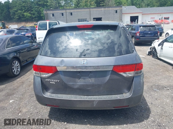 2014 Honda Odyssey EX-L with VIN 5FNRL5H60EB112293, listed as a IAAI auction lot 42537523 with 155,000 mi miles and . Bid and sale history available at DreamBid. Image 17.