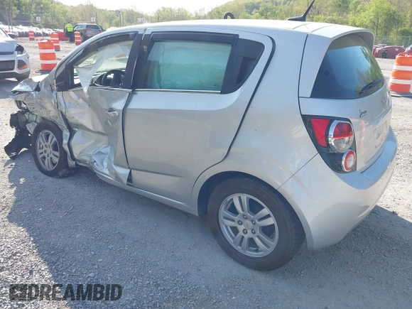 2012 Chevrolet Sonic LT with VIN 1G1JC6SH5C4167574, listed as a IAAI auction lot 42133100 with 59,473 mi miles and . Bid and sale history available at DreamBid. Image 3.