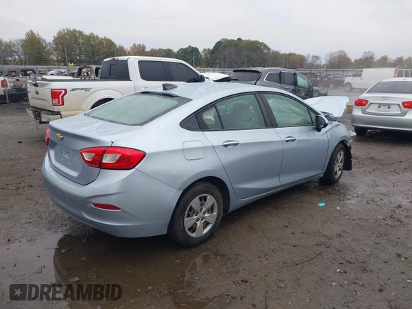 2018 Chevrolet Cruze LS with VIN 1G1BC5SMXJ7197516, listed as a IAAI auction lot 41033980 with 124,058 mi miles and . Bid and sale history available at DreamBid. Image 4.