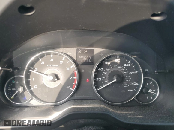 2012 Subaru Legacy Premium with VIN 4S3BMBC60C3017831, listed as a Copart auction lot 49079255 with 137,736 mi miles and Salvage Title. Bid and sale history available at DreamBid. Image 9.