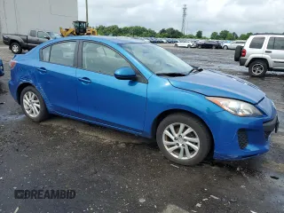 2012 Mazda 3 i Touring with VIN JM1BL1V80C1639773, listed as a Copart auction lot 54960165 with 99,366 mi miles and Salvage Title. Bid and sale history available at DreamBid. Image 4.