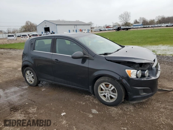 2014 Chevrolet Sonic LT with VIN 1G1JC6SB1E4241720, listed as a Copart auction lot 53123875 with 172,456 mi miles and Salvage Title. Bid and sale history available at carsss.com. Image 4.