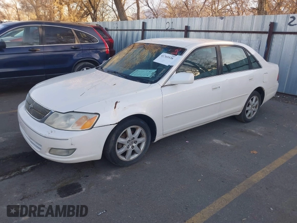 2001 Toyota Avalon XL with VIN 4T1BF28B51U155528, listed as a IAAI auction lot 41765538 with Not Provided miles and . Bid and sale history available at DreamBid. Image 2.