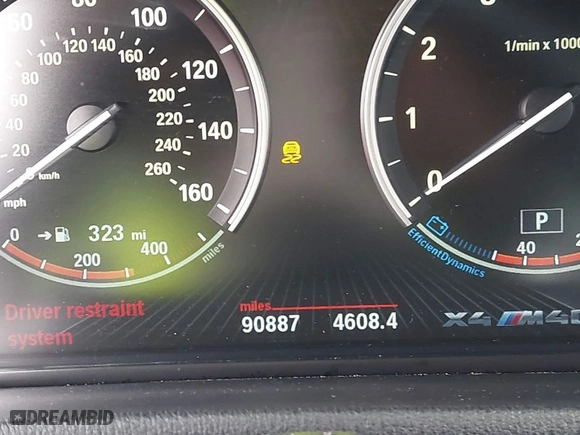 2018 BMW X4 M40i with VIN 5UXXW7C52J0W63809, listed as a IAAI auction lot 41715259 with NaN miles. Bid and sale history available at carsss.com. Image 15.