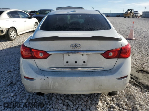 2015 Infiniti Q50 Premium with VIN JN1BV7AP9FM350293, listed as a Copart auction lot 42134735 with 138,152 mi miles and Salvage Title. Bid and sale history available at carsss.com. Image 6.