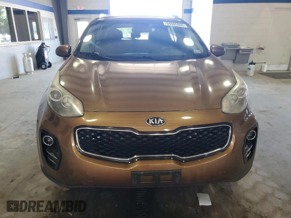 2017 Kia Sportage LX with VIN KNDPMCAC9H7157171, listed as a Copart auction lot 54885905 with 194,496 mi miles and Salvage Title. Bid and sale history available at DreamBid. Image 5.