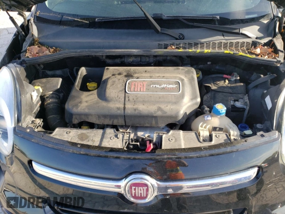 2014 FIAT 500L Lounge with VIN ZFBCFACH7EZ004054, listed as a Copart auction lot 51581774 with 116,779 mi miles and Salvage Title. Bid and sale history available at carsss.com. Image 11.