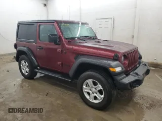 2021 Jeep Wrangler 80th Anniversary with VIN 1C4GJXAN9MW784552, listed as a Copart auction lot 43357205 with 65,230 mi miles and Salvage Title. Bid and sale history available at DreamBid. Image 4.