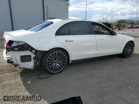 2023 Mercedes-Benz S-Class S 580 with VIN W1K6G7GB4PA179028, listed as a Copart auction lot 71276804 with 40,678 mi miles and Salvage Title. Bid and sale history available at carsss.com. Image 3.